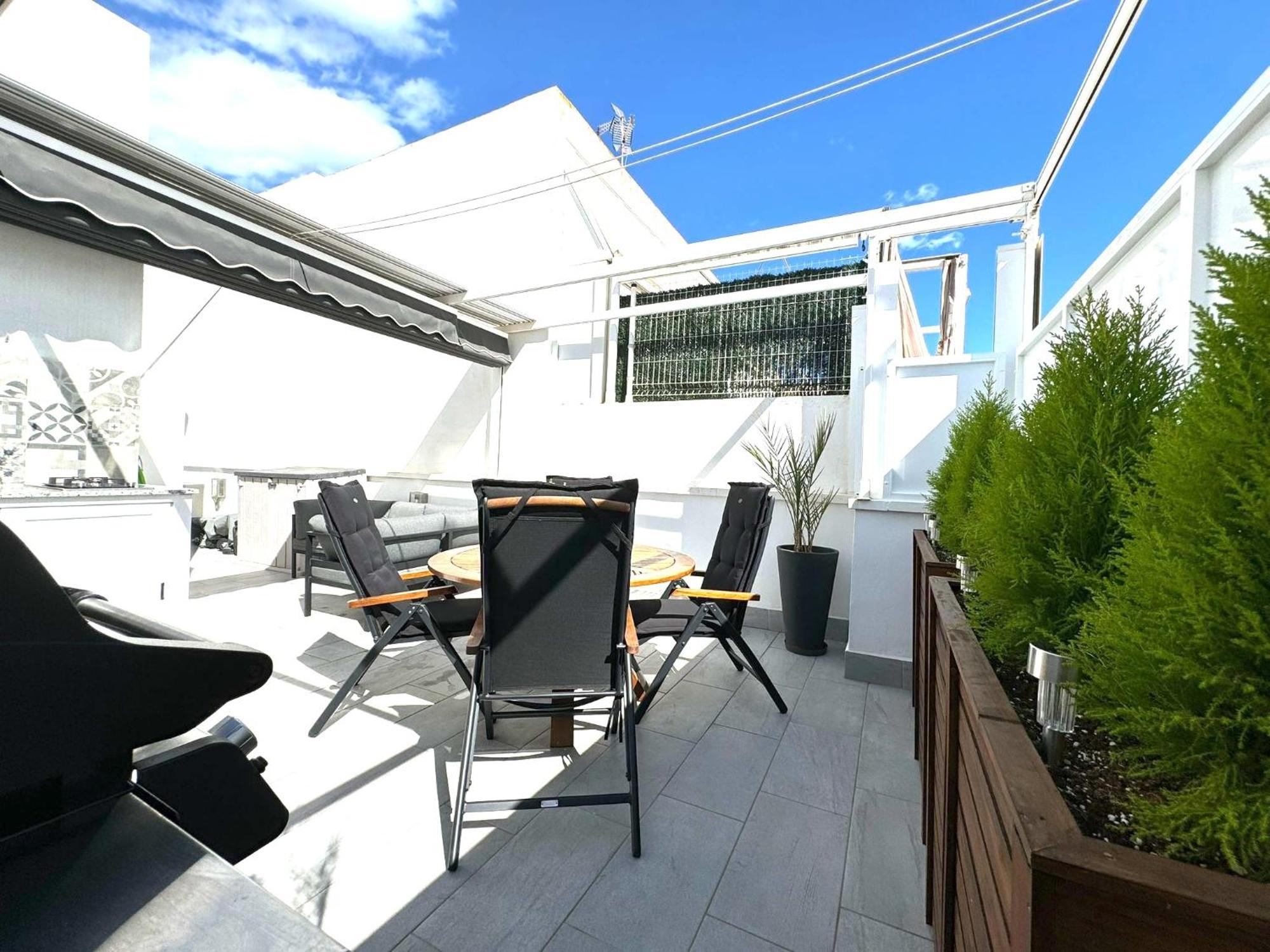 Atico Con Jacuzzi Privado , 1 Min Walk De Playa Levante ซานตาโปลา ภายนอก รูปภาพ